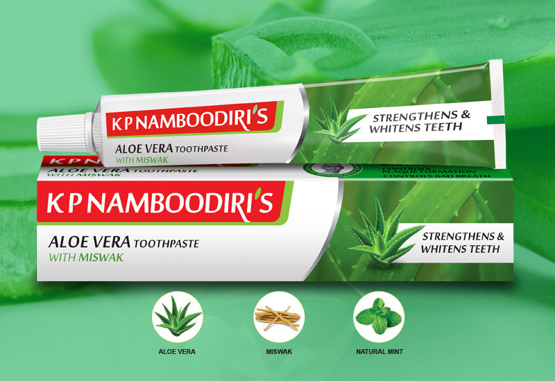 Aloe Vera Toothpaste 100gm K P Namboodiri s